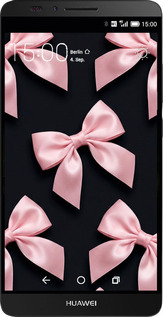 Силиконовый чехол Coquette Ribbons Dark Coquette для Huawei Ascend Mate 7 - 6767u-140 изображение 