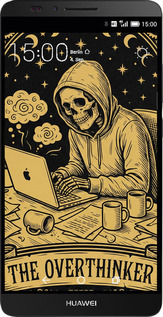 Силиконовый чехол The Overthinker для Huawei Ascend Mate 7 - 6774u-140 изображение 