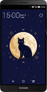 Силіконовий чехол Cute Cat Celestial/Witchy для Huawei Ascend Mate 7 - 6787u-140 изображение 