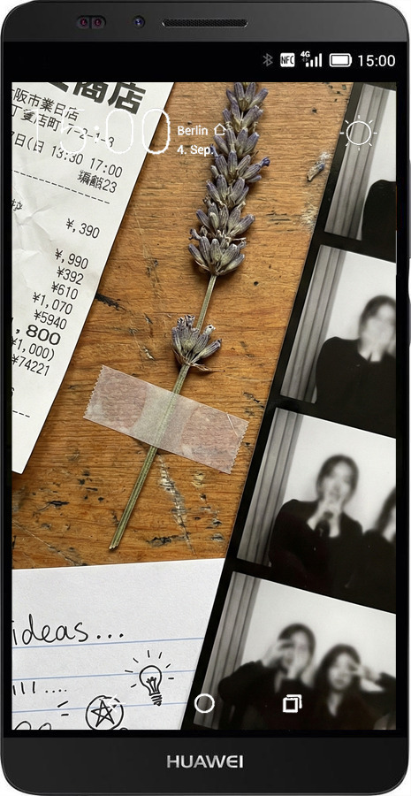 Силиконовый чехол Aesthetic Scrapbook Collage для Huawei Ascend Mate 7 - 6773u-140 изображение 