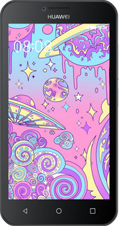 Силіконовий чехол Рожева галактика для Huawei Ascend Y5 DS/Y560 - 4146u-340 изображение 