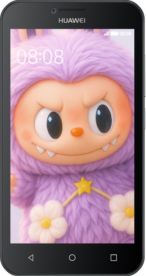 Силиконовый чехол Лабубу для Huawei Ascend Y5 DS/Y560 - 6708u-340 изображение 