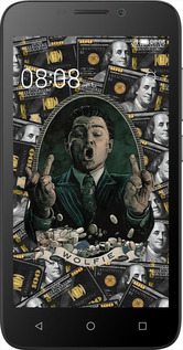 Силіконовий чехол Волк с валл стрит для Huawei Ascend Y5C - 6287u-146 изображение 