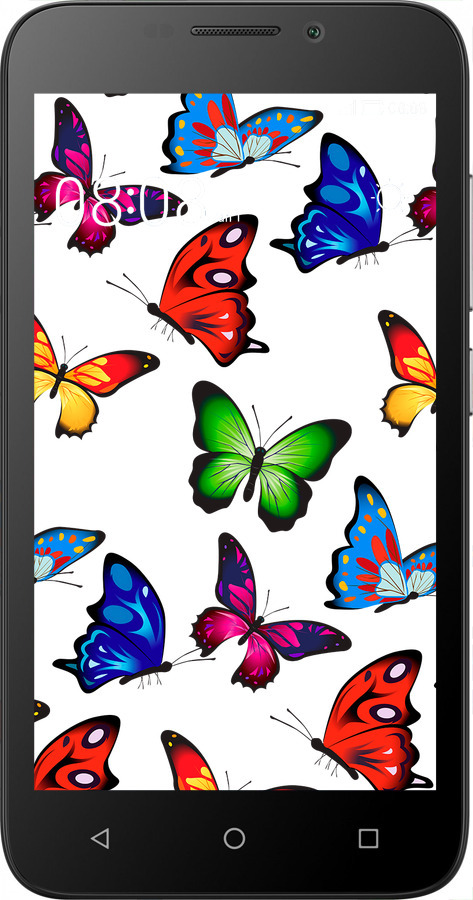 Силіконовий чехол Барвисті метелики для Huawei Ascend Y5C - 4761u-146 изображение 