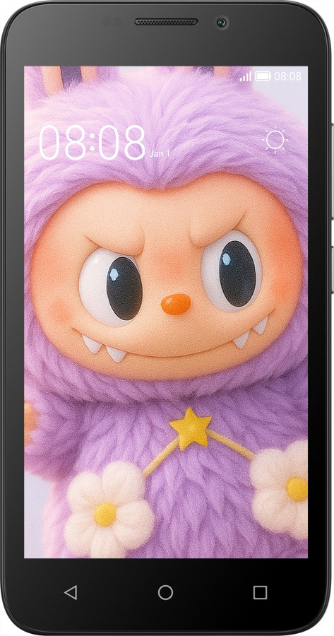 Силиконовый чехол Лабубу для Huawei Ascend Y5C - 6708u-146 изображение 