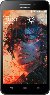 Силиконовый чехол Лицо в пламени для Huawei Honor 4 Play - 6127u-213 изображение 