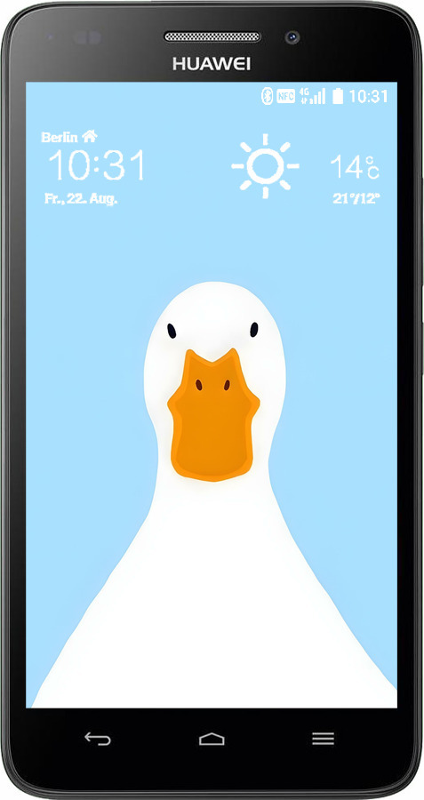 Силіконовий чехол Гусак для Huawei G620S - 6350u-328 изображение 