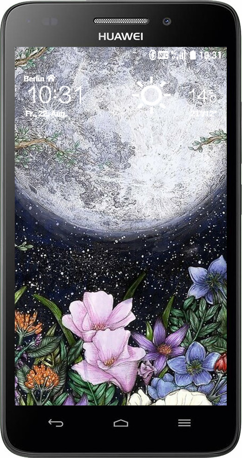 Силиконовый чехол Полночь в саду II для Huawei G620S - 6424u-328 изображение 