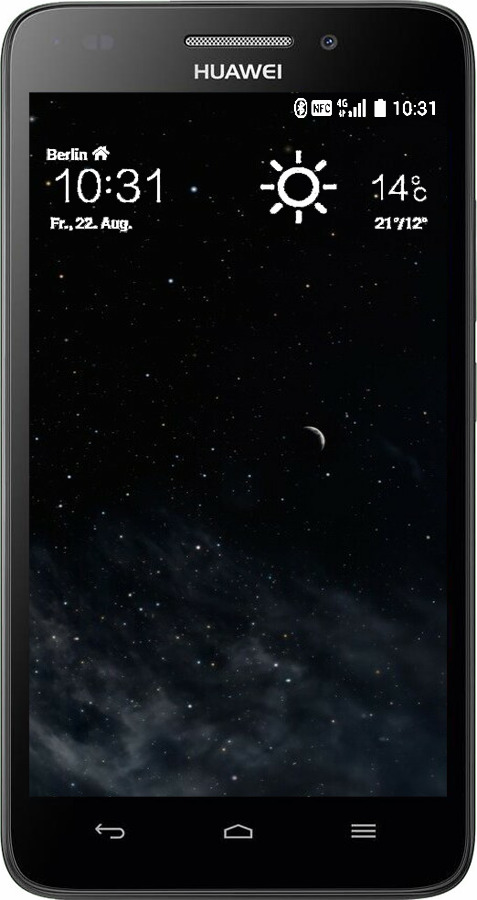 Силіконовий чехол Нічне небо для Huawei G620S - 6451u-328 изображение 