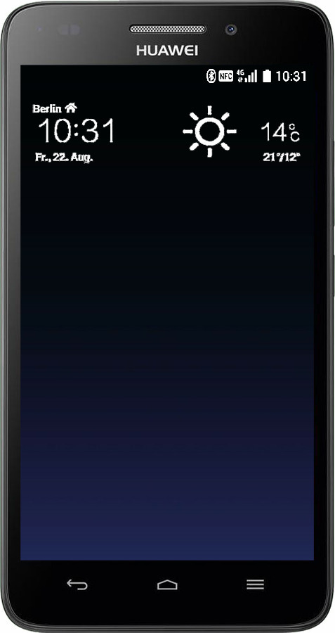 Силиконовый чехол Градиент в тёмно - синем стиле для Huawei Honor 4 Play - 6542u-213 изображение 