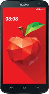 Силіконовий чехол Яблуко для Huawei G730 - 4696u-369 изображение 