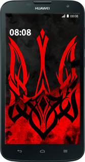 Силиконовый чехол Герб Украины v2 для Huawei G730 - 5312u-369 изображение 