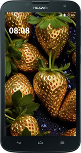 Силіконовий чехол Золота полуниця для Huawei G730 - 5637u-369 изображение 