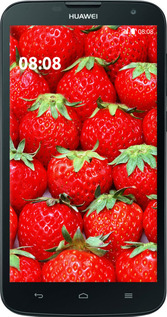 Силиконовый чехол Клубника для Huawei G730 - 6020u-369 изображение 