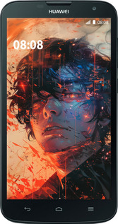 Силіконовий чехол Обличчя в полум'ї для Huawei G730 - 6127u-369 изображение 