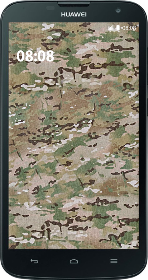 Силіконовий чехол Камуфляж v5 для Huawei G730 - 1201u-369 изображение 