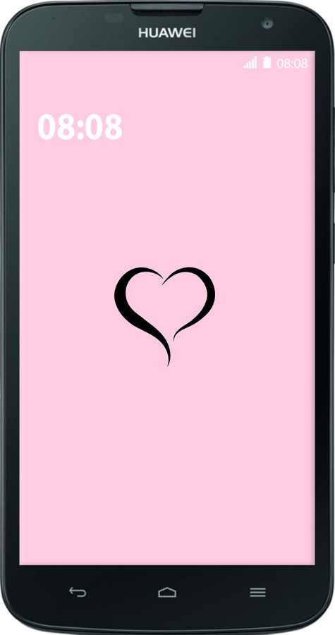 Силіконовий чехол Серце 1 для Huawei G730 - 4730u-369 изображение 