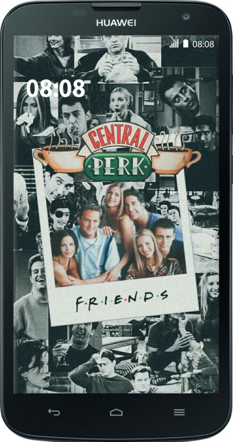 Силіконовий чехол Друзі для Huawei G730 - 6276u-369 изображение 