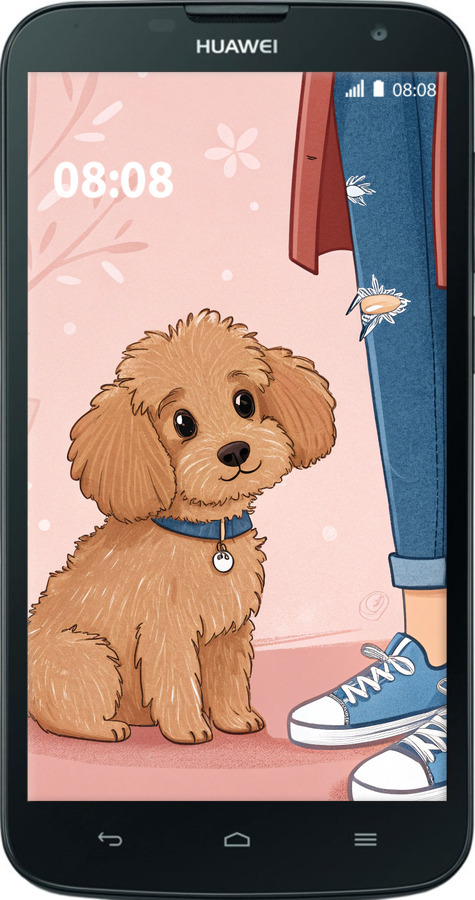 Силіконовий чехол Мальтипу 3 для Huawei G730 - 6706u-369 изображение 