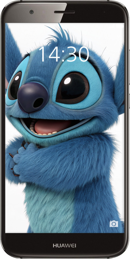 Силиконовый чехол Стич 1 для Huawei G8 - 6686u-493 изображение 