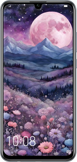 TPU чехол Ночь луна арт для Huawei Honor 10 Lite - 6319b-1618 изображение 