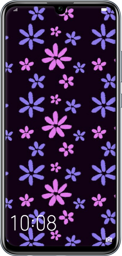 TPU чехол з квітами для Huawei Honor 10 Lite - 6258b-1618 изображение 