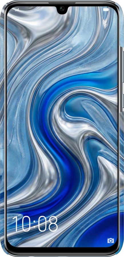 3D пластиковий матовий чехол Liquid Chrome для Huawei Honor 10 Lite - 6781m-1618 изображение 