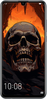 2D пластиковый чехол Череп в пещере для Huawei Honor 10 Lite - 5959t-1618 изображение 