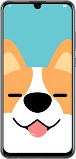 Силиконовый чехол Корги для Huawei Honor 10 Lite - 6280u-1618 изображение 
