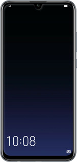 Силиконовый чехол Градиент в тёмно - синем стиле для Huawei Honor 10 Lite - 6542u-1618 изображение 
