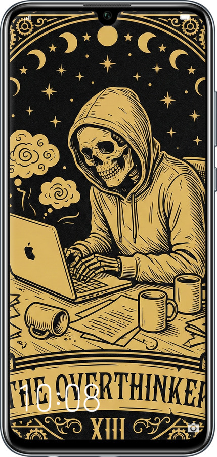 2D пластиковый чехол The Overthinker для Huawei Honor 10 Lite - 6774t-1618 изображение 