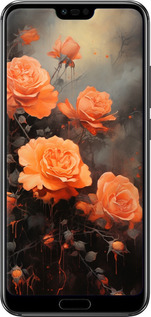 TPU чехол Оранжевые розы для Huawei Honor 10 - 5944b-1496 изображение 