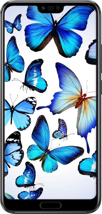 TPU чехол Метелики для Huawei Honor 10 - 6023b-1496 изображение 