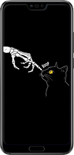Силіконовий чехол Кішка для Huawei Honor 10 - 6505u-1496 изображение 