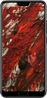 Силиконовый чехол Абстрактная композиция в красных тонах для Huawei Honor 10 - 6541u-1496 изображение 