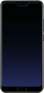 Силиконовый чехол Градиент в тёмно - синем стиле для Huawei Honor 10 - 6542u-1496 изображение 