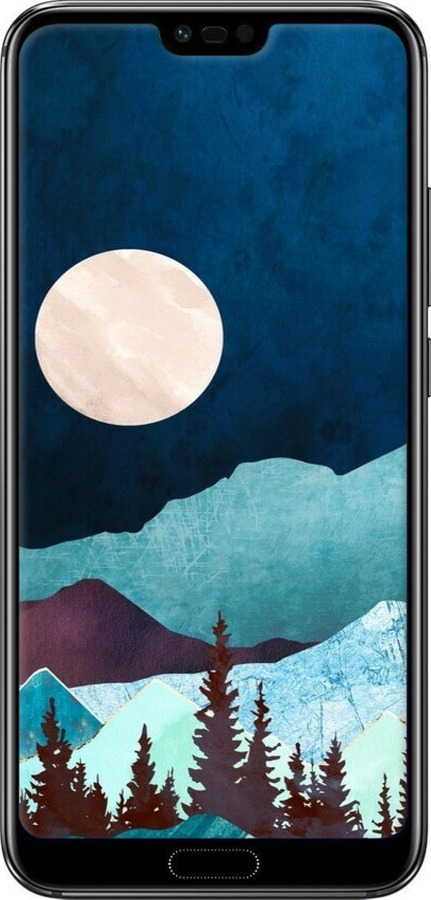 Силіконовий чехол Гірська ідилія нічний краєвид для Huawei Honor 10 - 6488u-1496 изображение 