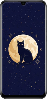 TPU чехол Cute Cat Celestial/Witchy для Huawei Honor 20 Lite - 6787b-1832 изображение 