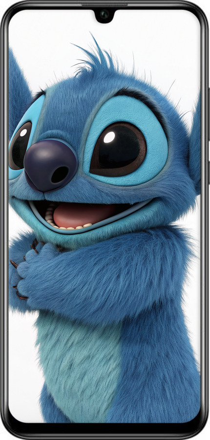 Силиконовый чехол Стич 1 для Huawei Honor 10i - 6686u-1673 изображение 