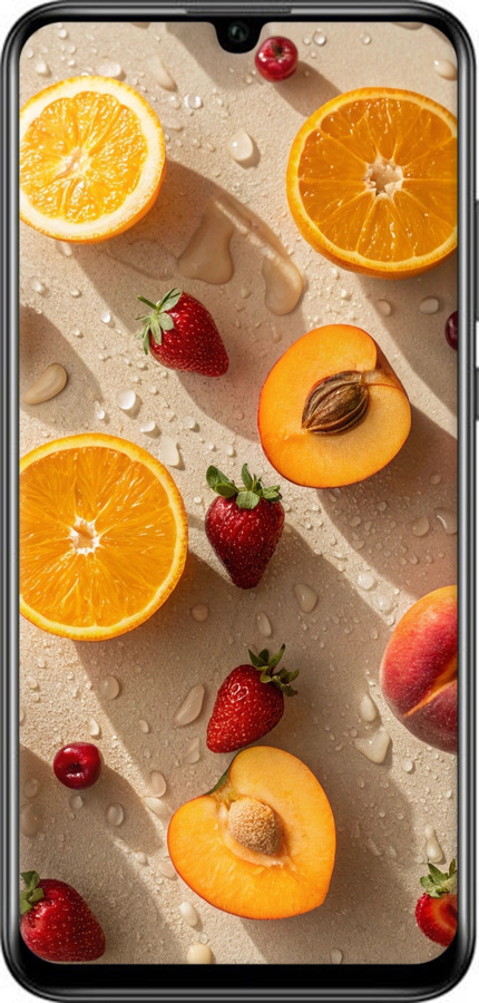 Силиконовый чехол Фрукты 3 для Huawei Honor 10i - 6703u-1673 изображение 