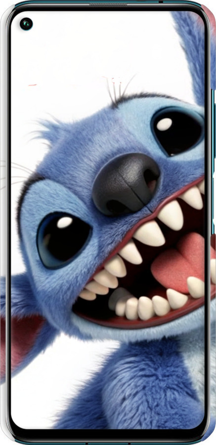 3D пластиковый матовый чехол Стич для Huawei Honor 20 Pro - 6684m-1702 изображение 