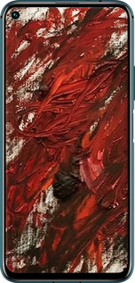 Силиконовый чехол Абстрактная композиция в красных тонах для Huawei Honor 20 Pro - 6541u-1702 изображение 