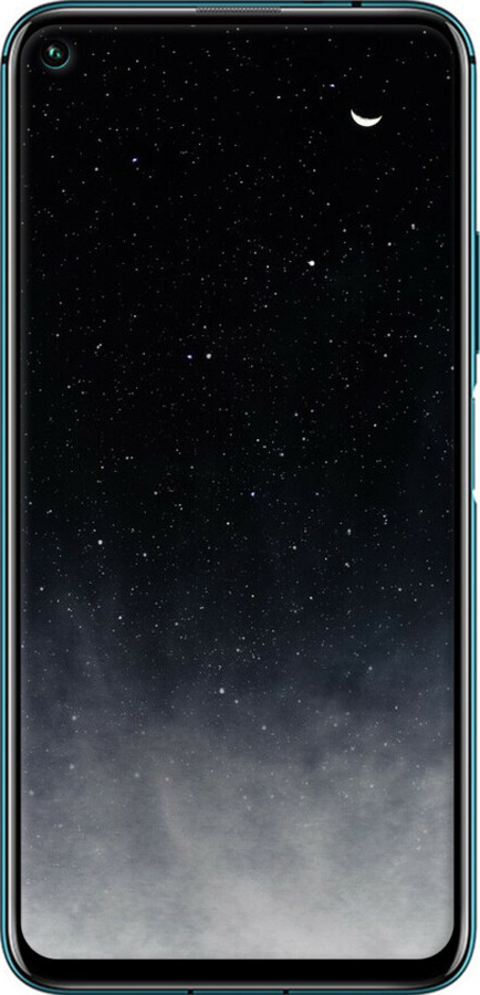 2D пластиковий чехол Голубые облака, Голубая луна для Huawei Honor 20 Pro - 6396t-1702 изображение 