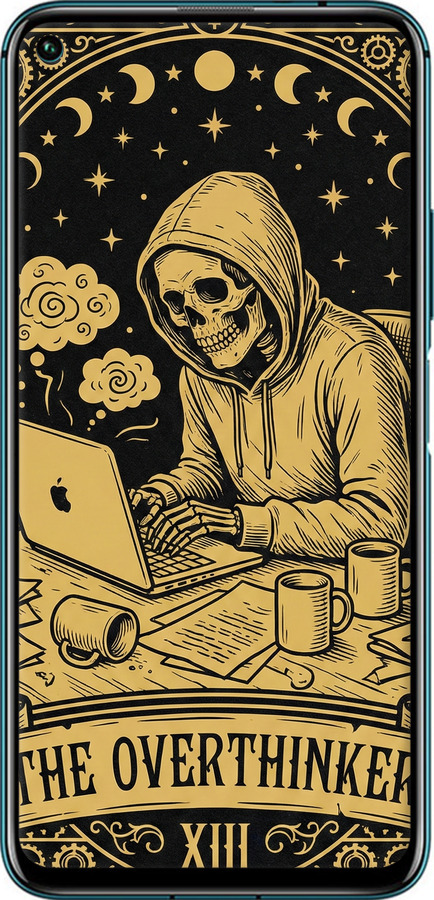 2D пластиковий чехол The Overthinker для Huawei Honor 20 Pro - 6774t-1702 изображение 