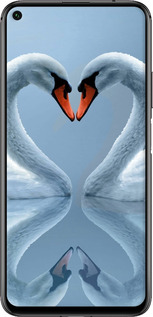 TPU чехол Лебеди для Huawei Nova 5T - 6007b-1833 изображение 