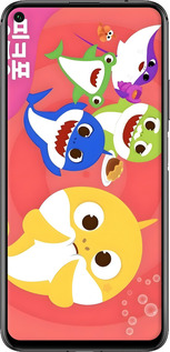 TPU чехол Бейби Шаркс для Huawei Honor 20 - 6305b-1697 изображение 