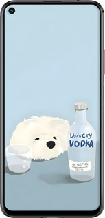 TPU чехол Пес водка для Huawei Nova 5T - 6368b-1833 изображение 