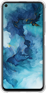 Силикон с усиленными углами чехол Акварель для Huawei Honor 20 - 6320sp-1697 изображение 