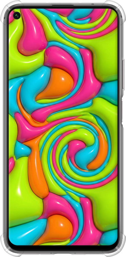 Силикон с усиленными углами чехол Y2K Jelly Dream для Huawei Nova 5T - 6780sp-1833 изображение 