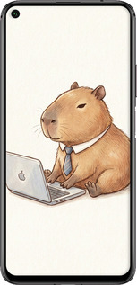 Силиконовый чехол Funny Capybara CEO Working для Huawei Honor 20 - 6777u-1697 изображение 